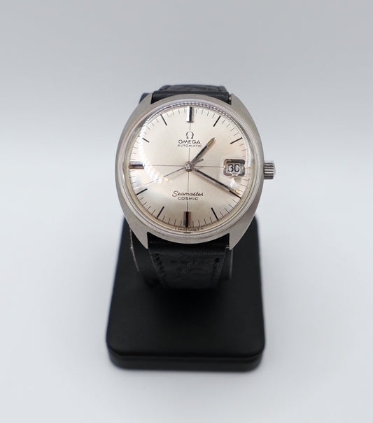 Omega Seamaster Cosmic Automatik Herrenarmbanduhr Ref. 166.026 Tool 107 Vintage