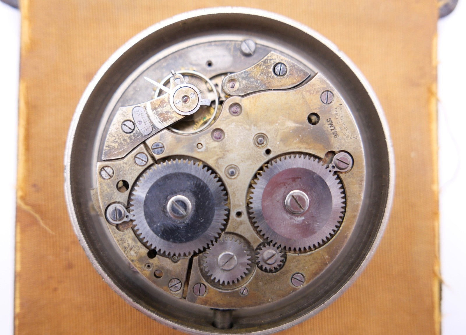 Art Deco 1940er Jahre  Reisewecker Wecker 8 Tage Swiss 8 Days