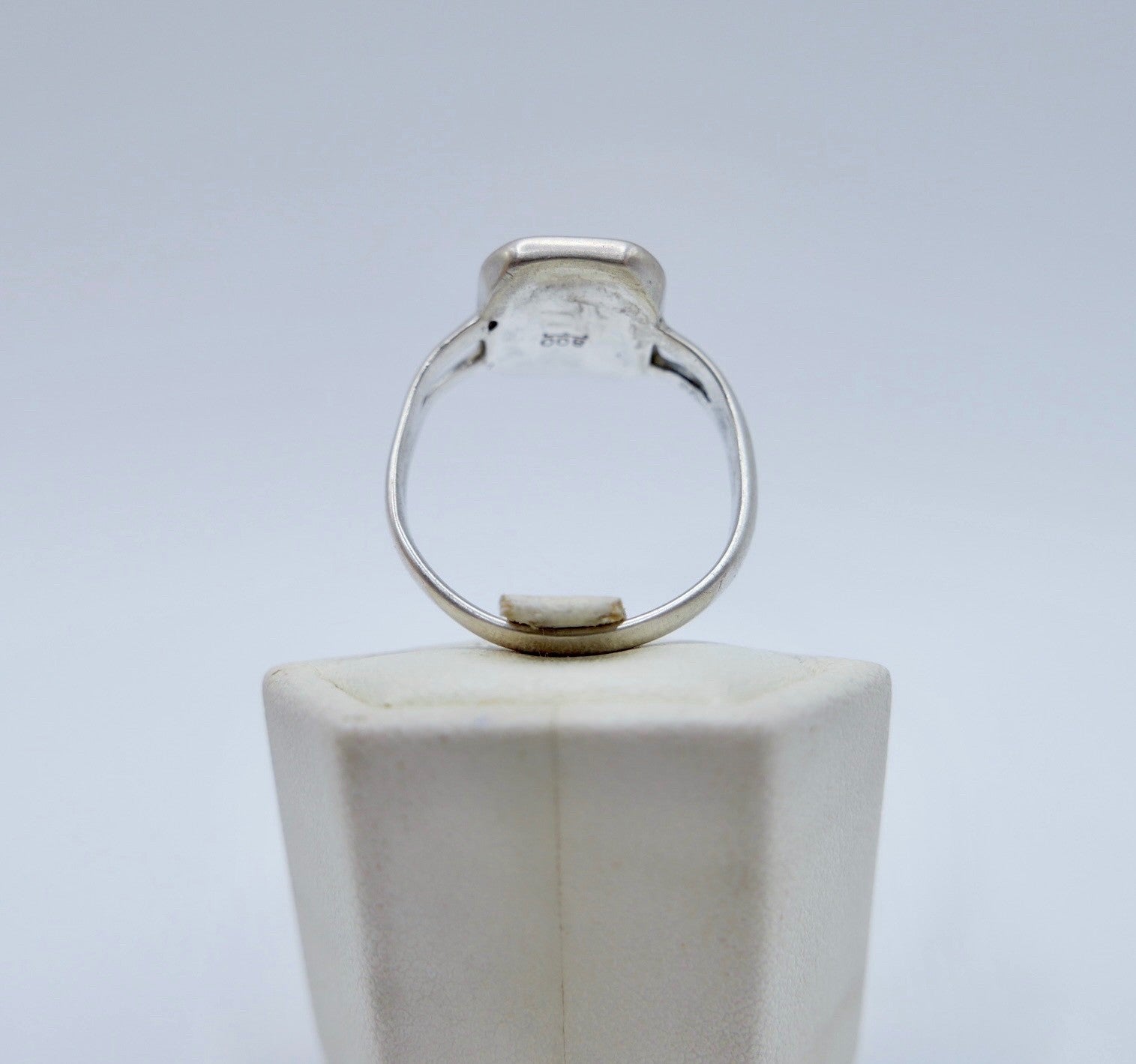 Alter Herren Siegelring 800 Silber Monogramm LH HL Wappenring Gr. 62