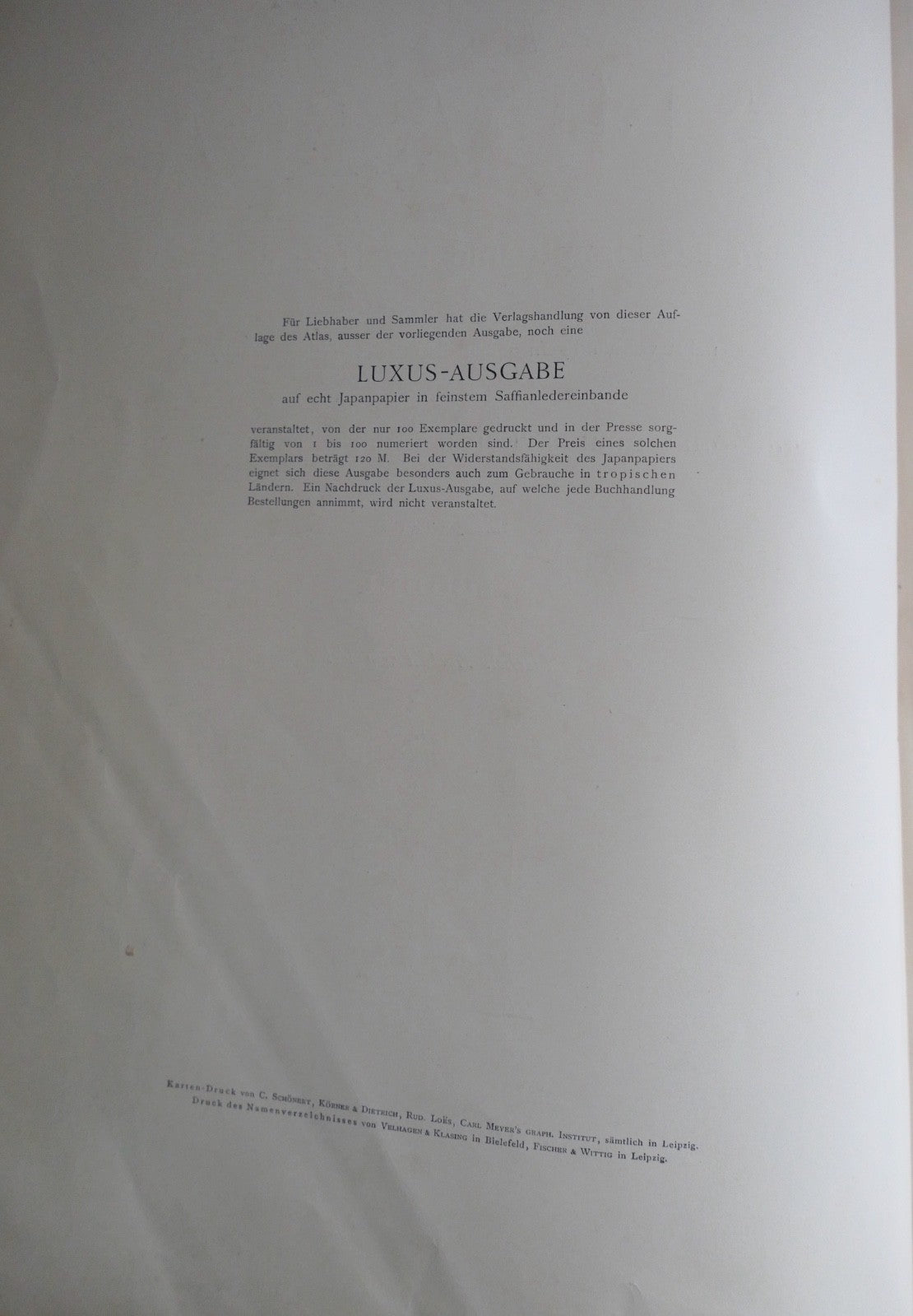Andrees Allgemeiner Handatlas 1899 Velhagen & Klasing 4. A Scobel