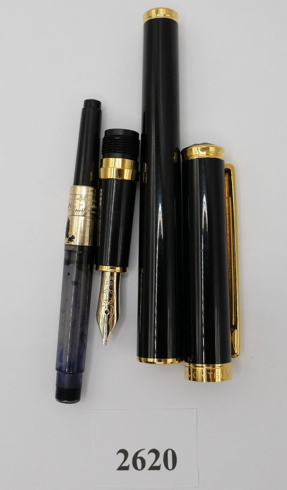 Füller Füllfederhalter Montblanc Noblesse Oblige 585 14kt Gold Feder NEUwertig