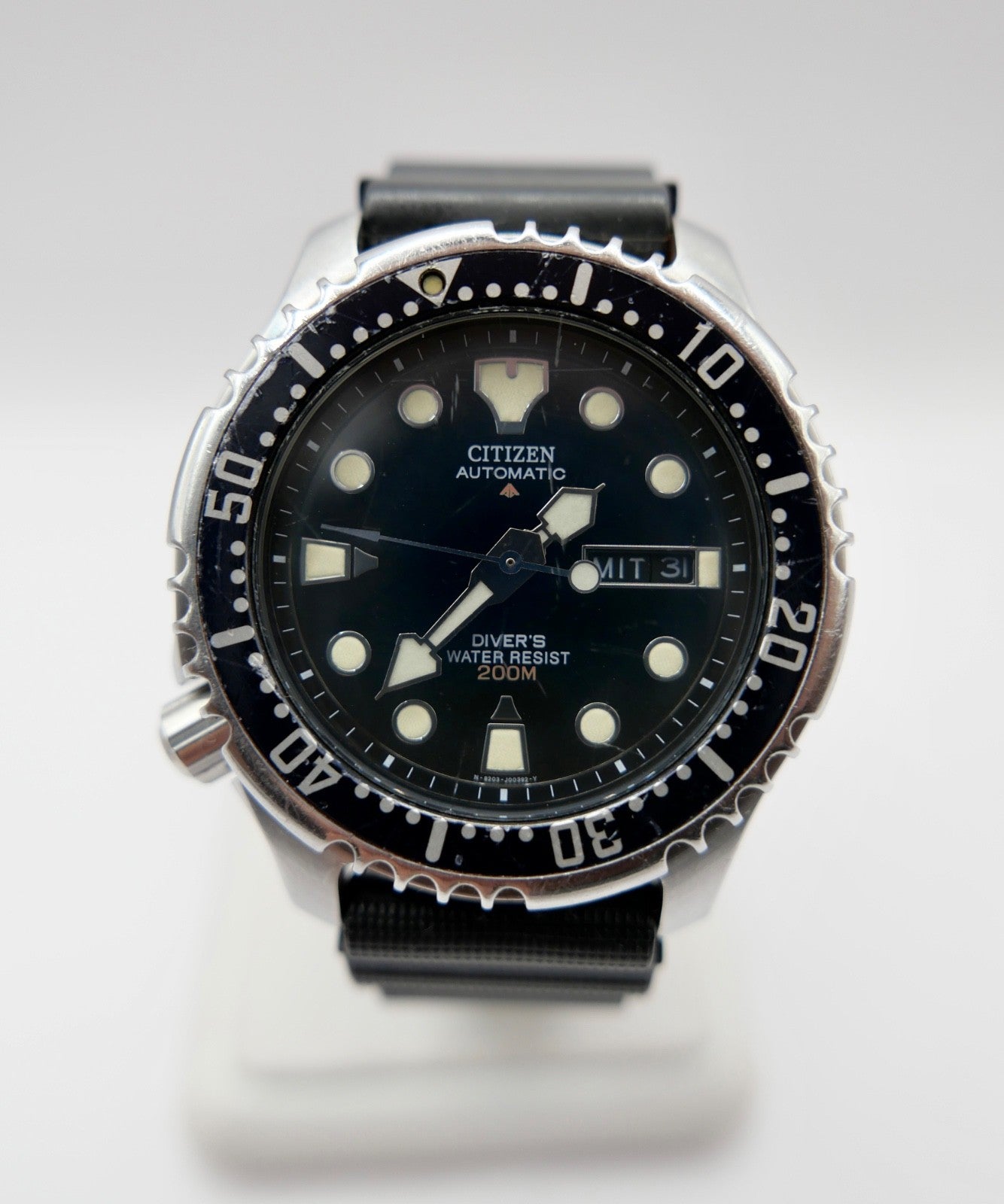 Citizen Promaster 200M Automatic 8203-824393 Taucheruhr deutsch Gummiband NEU