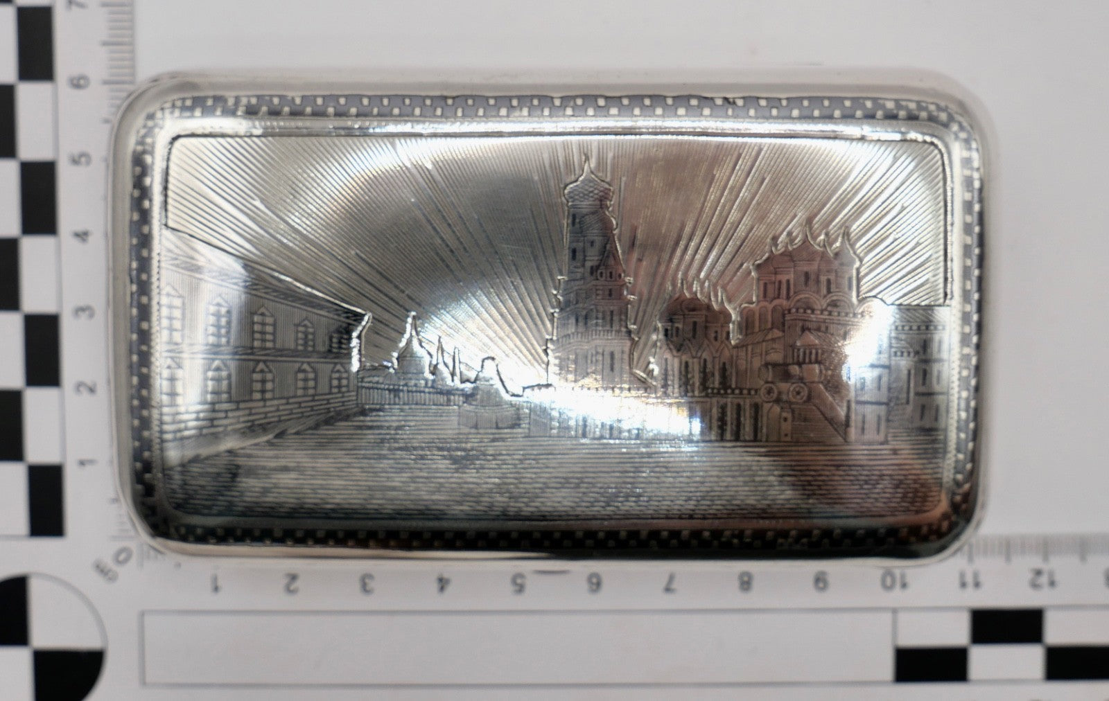 Zigarettenetui Niello 875 Silber Russland 1875 Ivan Yefimovich Konstantinov 84