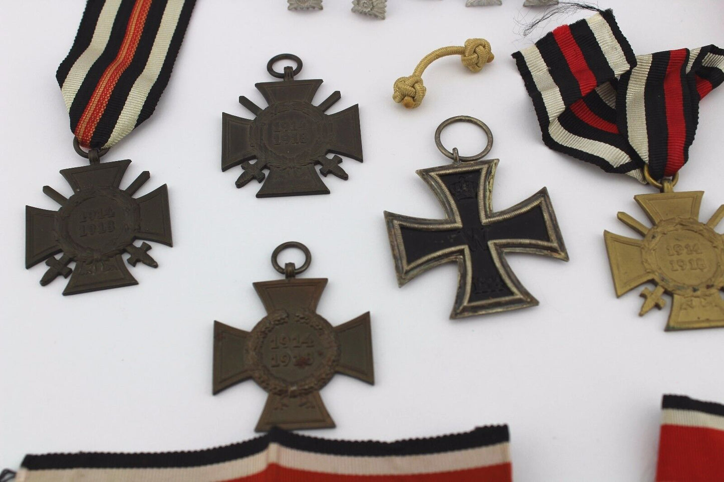 Konvolut Orden 1 2 WK WW Kreuz EK KO German BADGE MEDAL cross Frontkämpfer Rangs