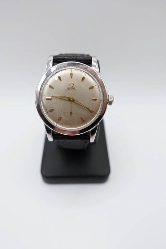 Omega Automatic Vintage Herrenarmbanduhr Ref. 2576-13 Kal. 342 Stahl Bumper 50er