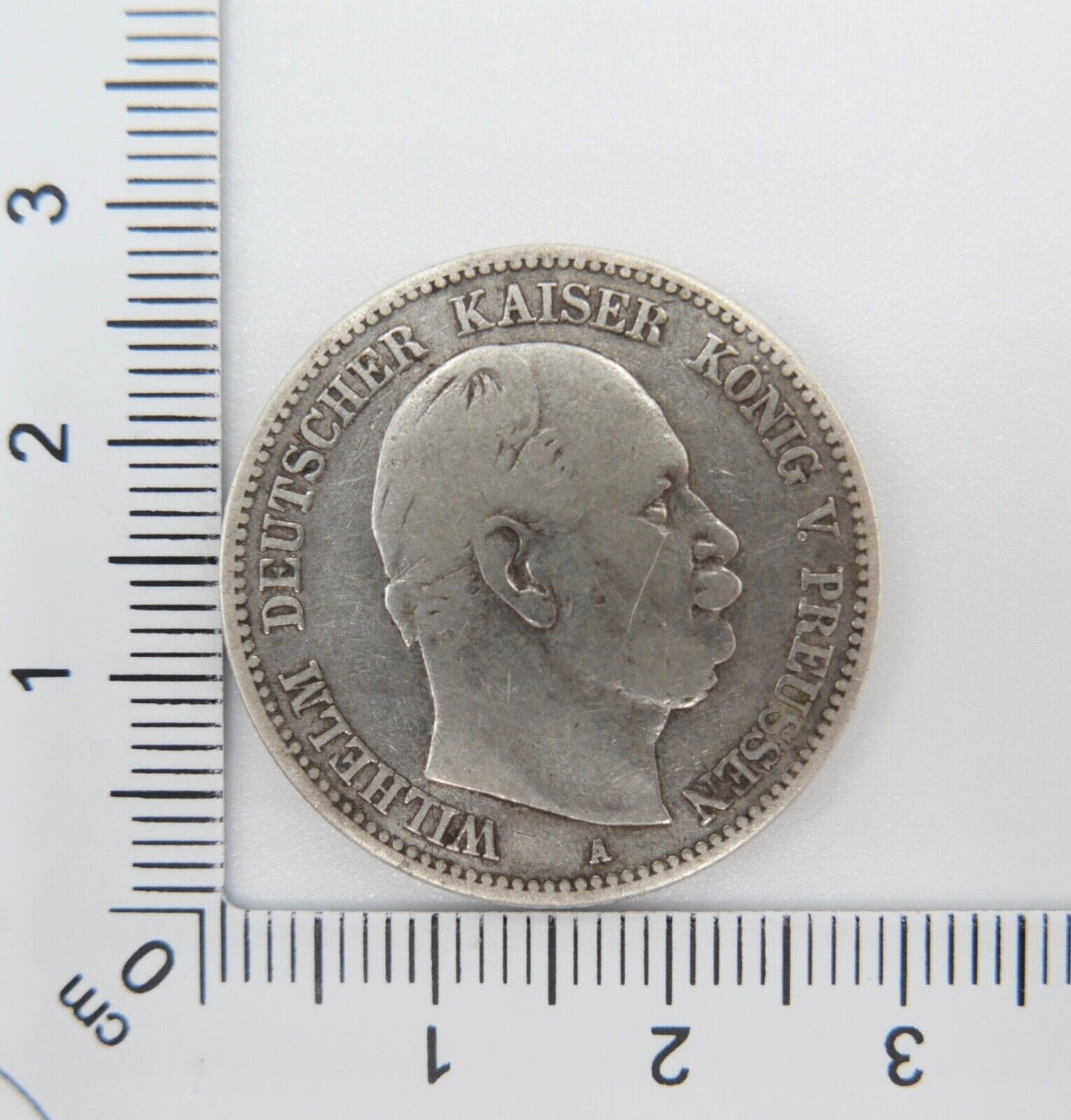 2 Mark 1876 A " Wilhelm König von Preussen " Jäger J.96 Silber Preußen