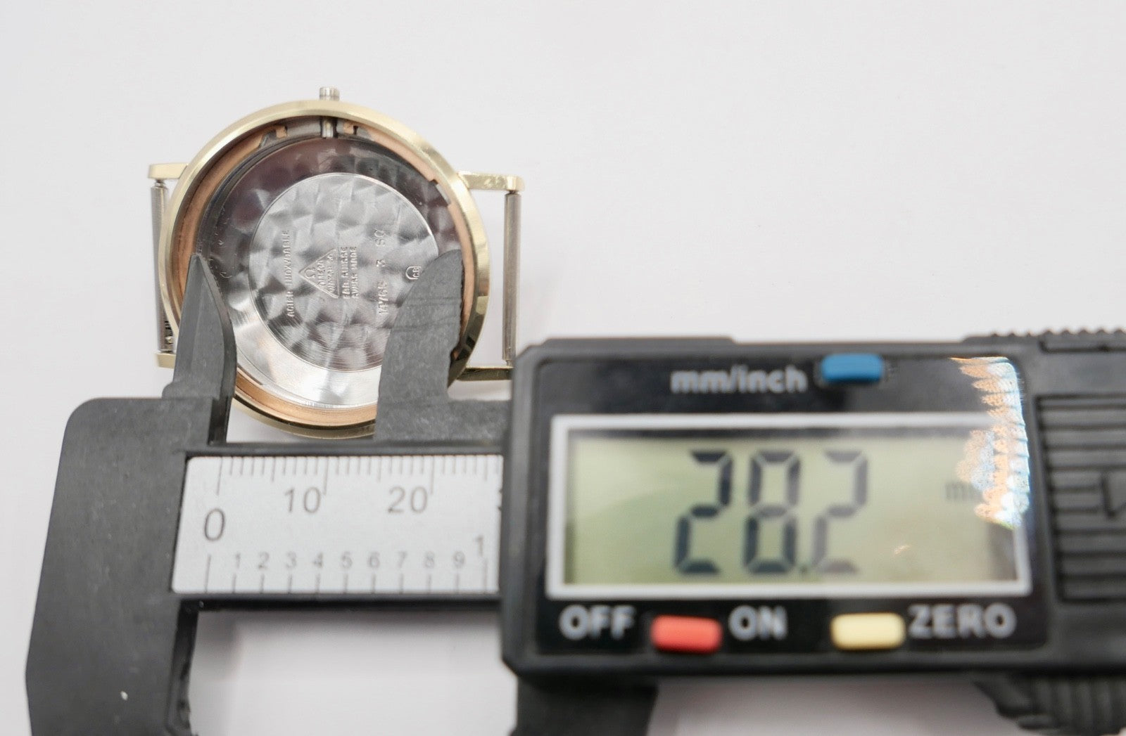 Omega Seamaster 14765 3 SC Gehäuse & Glas Ø 34mm Vergoldet Edelstahl