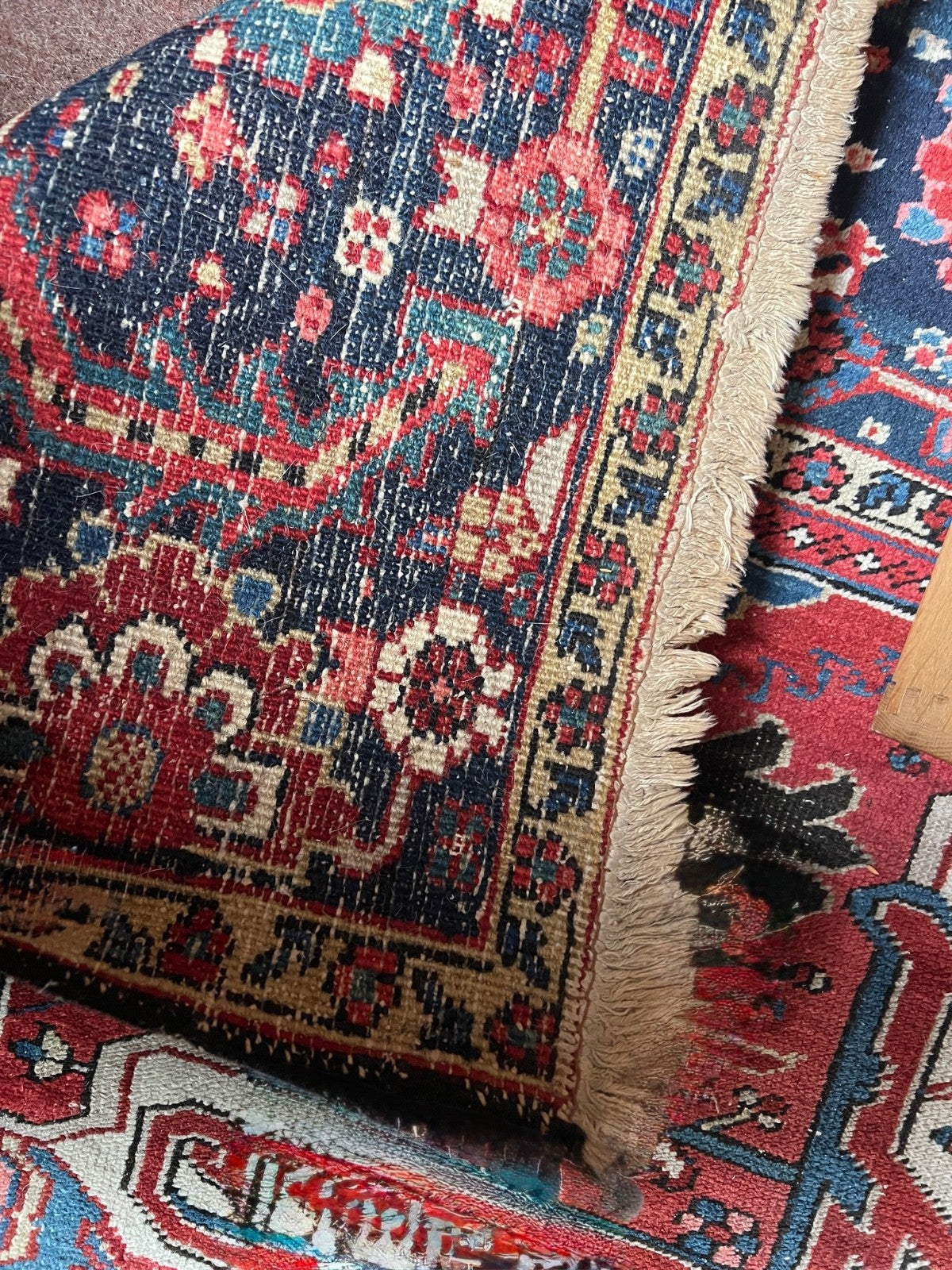 Herz Heris alter Orientteppich Perserteppich old carpet 420x303 cm