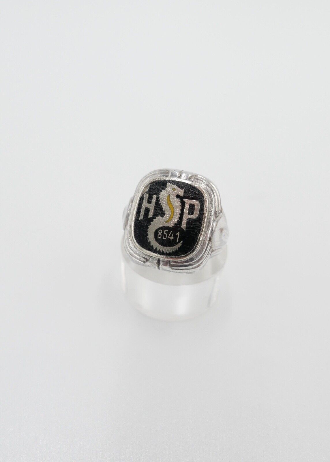 alter Siegelring 835 Silber Onyx & Monogramm HP 8541 Herrenring Ring Gr. 55