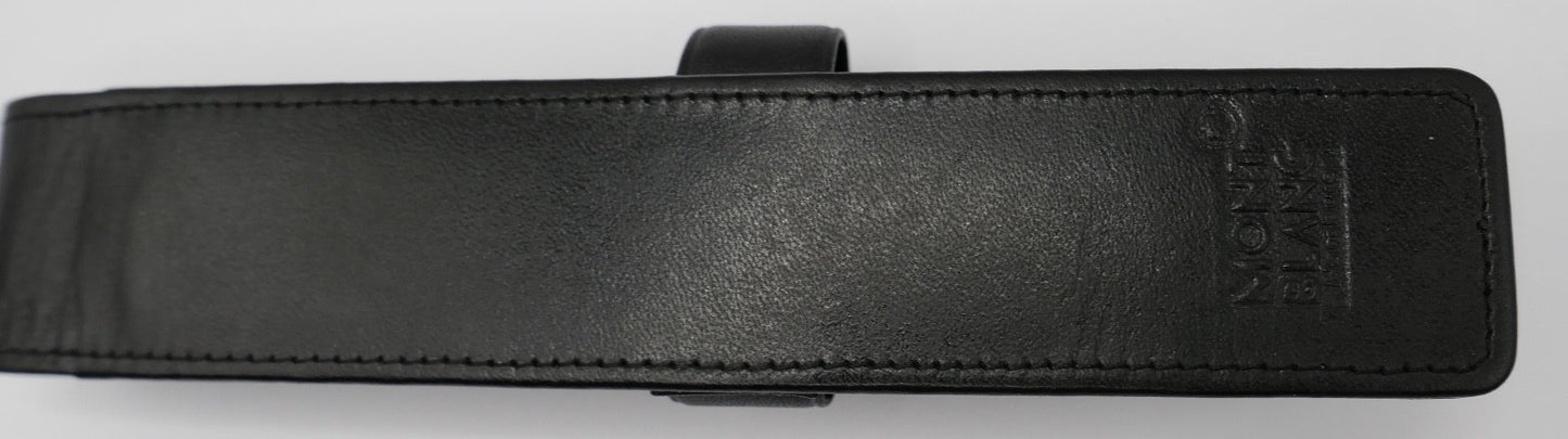 Montblanc schwarzes Leder Etui für Schreibgerät Kugelschreiber Stift Füller