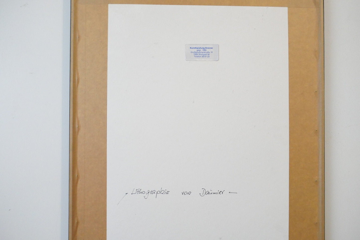 Honoré Daumier Lithographie 1847 Le Charivari Les Bons Bourgeois gerahmt N° 28