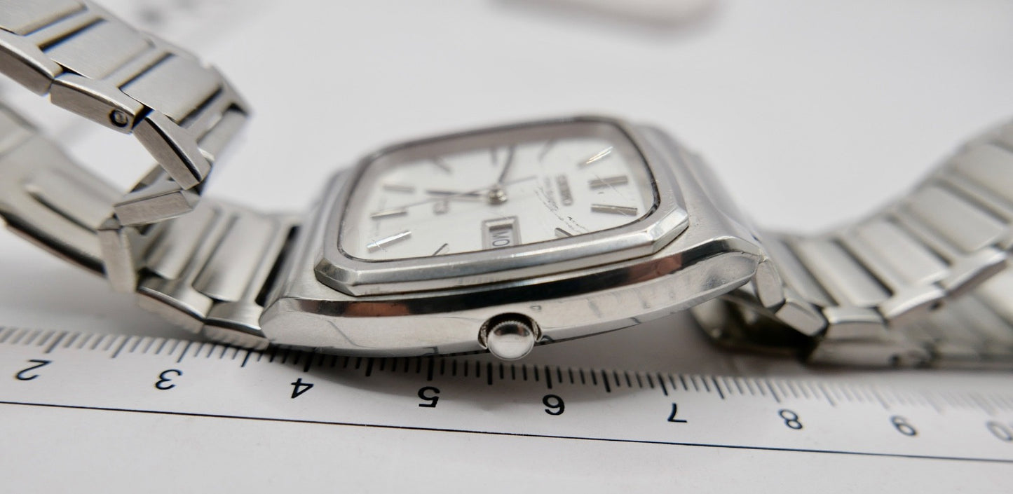 Seiko Twin Quartz Herrenuhr 9923-5000 Silber ZB Original Band deutsch englisch