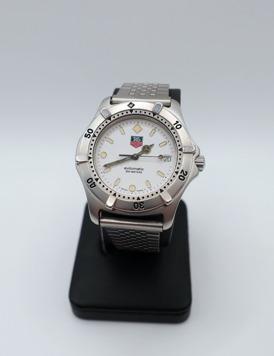 TAG Heuer 2000 Automatik 200m Diver WE2111 ETA 2824-2 Stahl 38mm Armbanduhr
