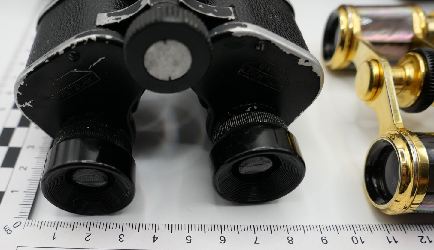 3x Fernglas Opernglas Leichtglas Wetzlar Eschenbach