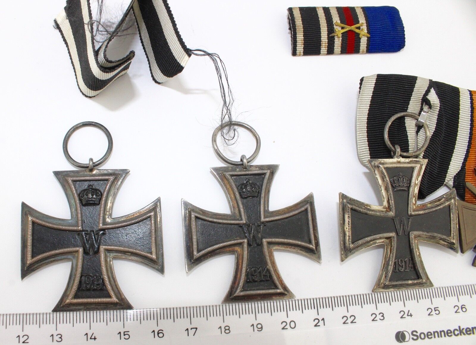 3x Eisernes Kreuz 2. Klasse EK2 WW1 WK Iron Cross Orden BADGE MEDAL KO - WILM