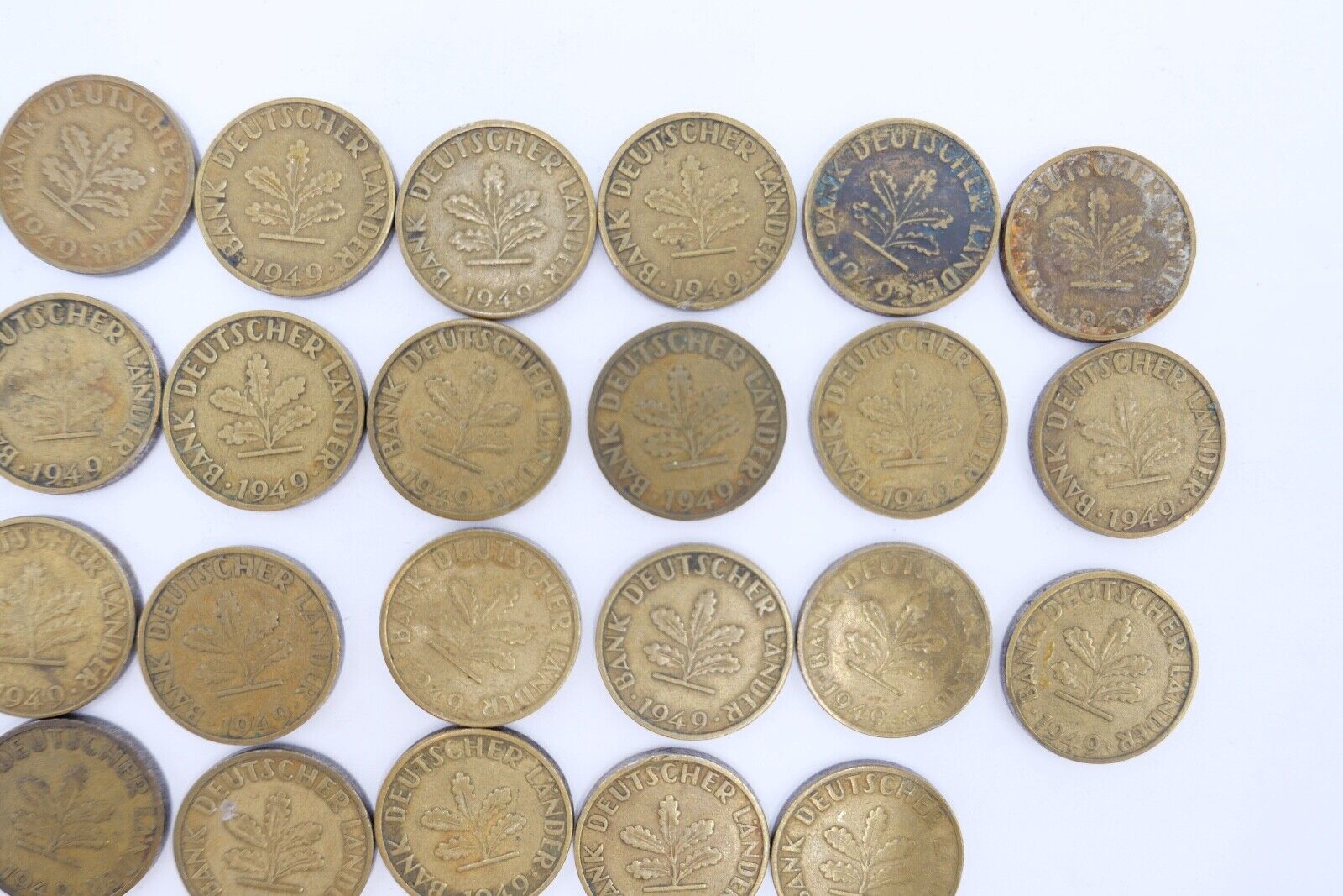 51x 5 Pfennig 1949 D F G J Jäger J. 377 s-vz