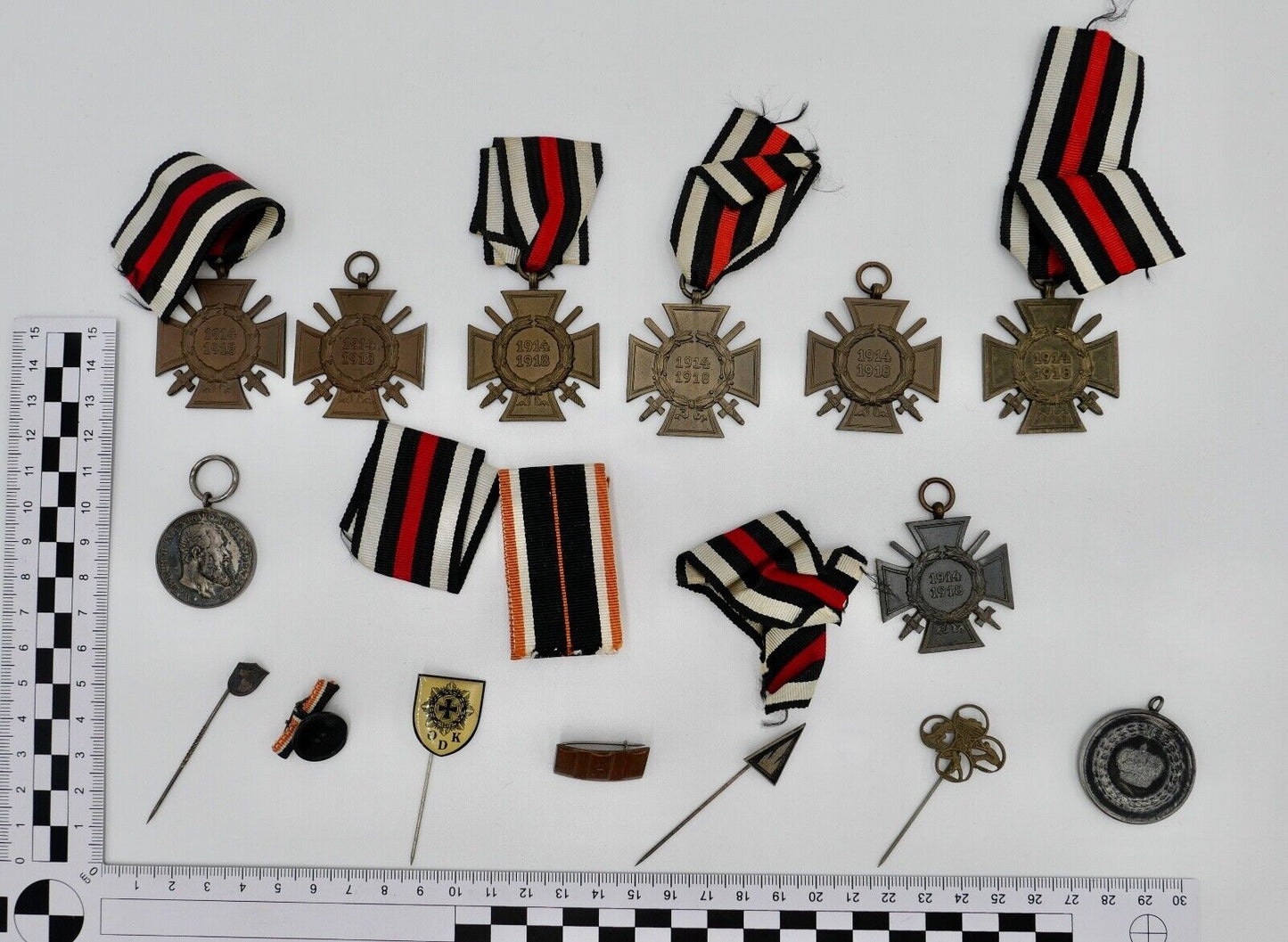 Orden Medaille Konvolut Nadel Frontkämpfer Württemberg WW1 WK1 BADGE MEDAL LOT