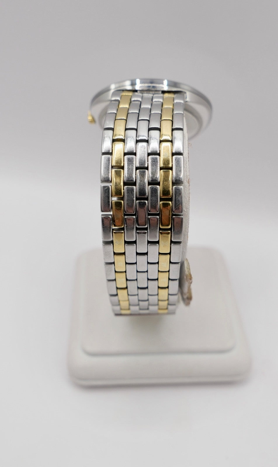 1990er Jahre RADO DIASTAR Armbanduhr Quarz 35mm Bi-Color 152.0343.3 Stahl Gold