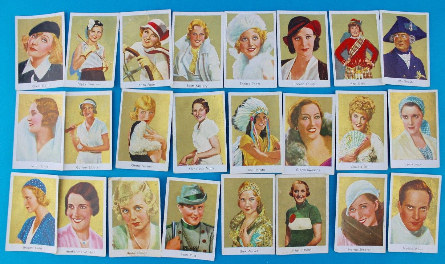 Salem Gold Film Bilder Album Bilder Konvolut Sammlung 147 Stück von 1933 - Antikhandel-Stuttgart