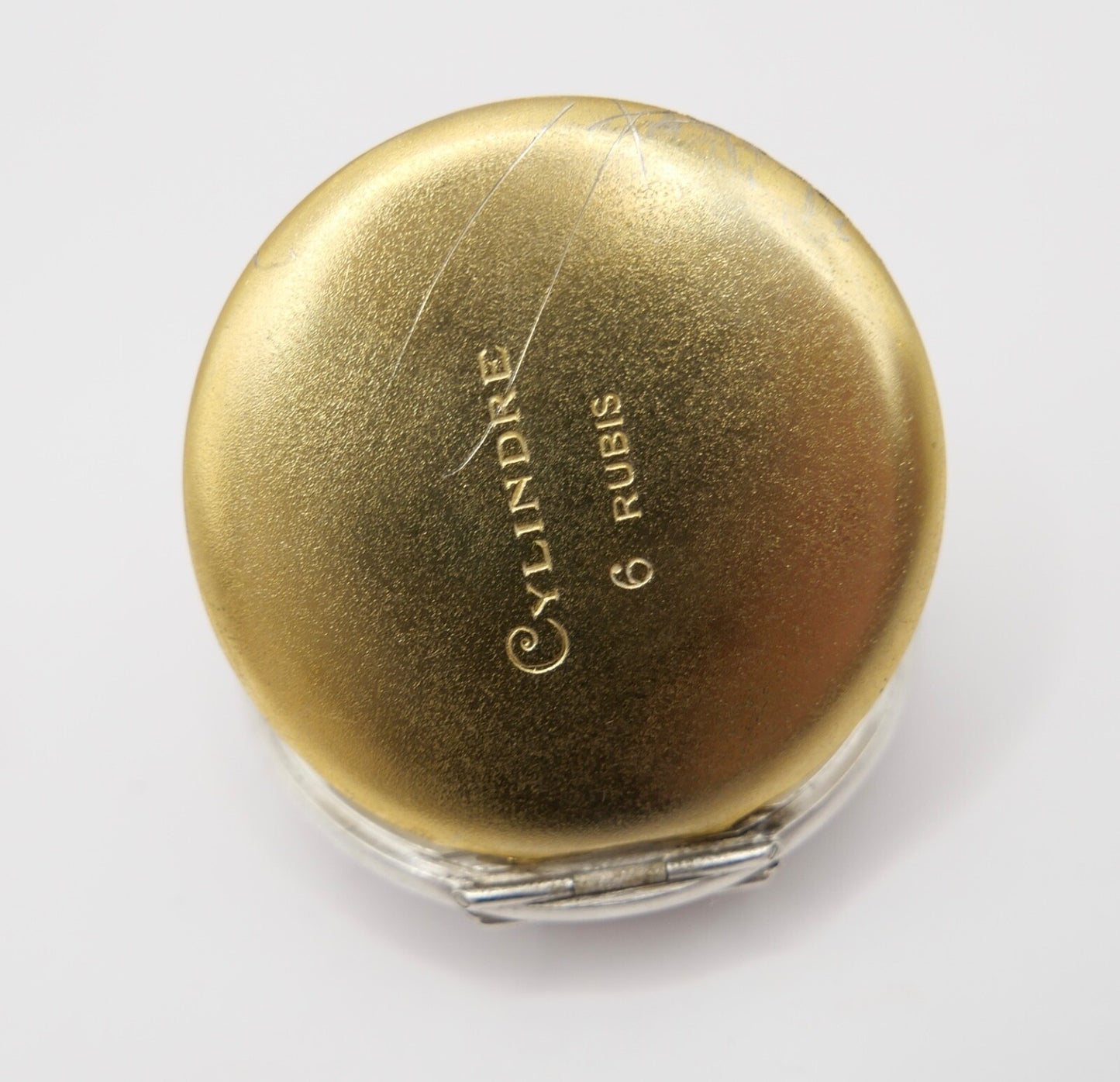 L.W.C. Open Face Taschenuhr 800 Silber Ø 46mm