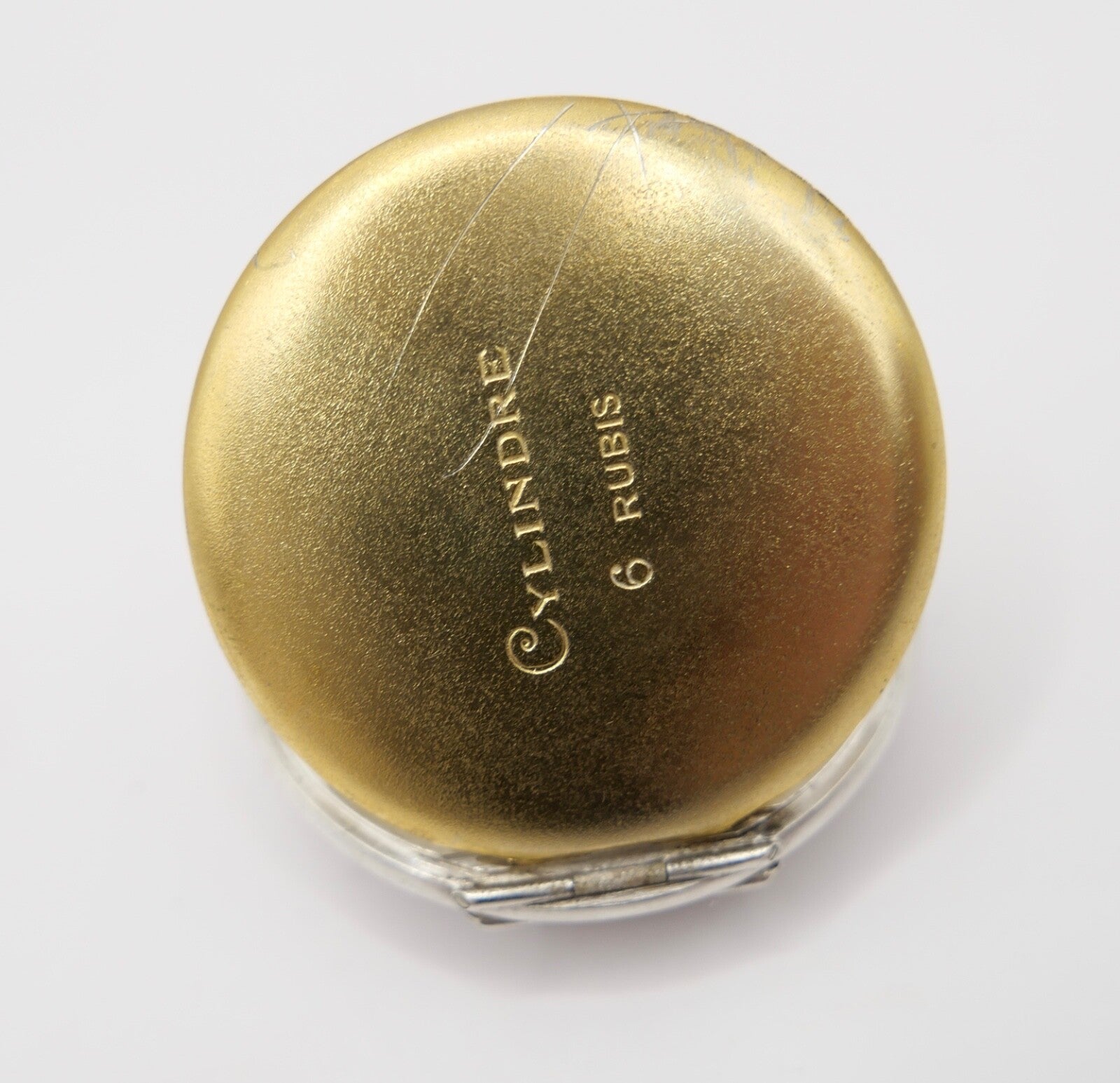 L.W.C. Open Face Taschenuhr 800 Silber Ø 46mm