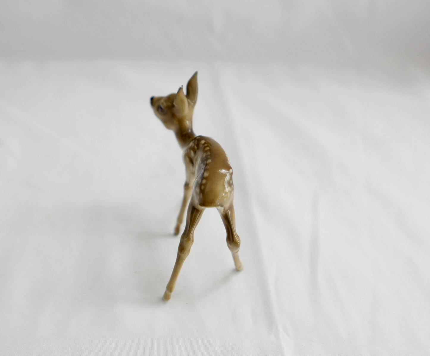 Hutschenreuther kleine Porzellanfigur Rehkitz in OVP Reh Kitz Bambi