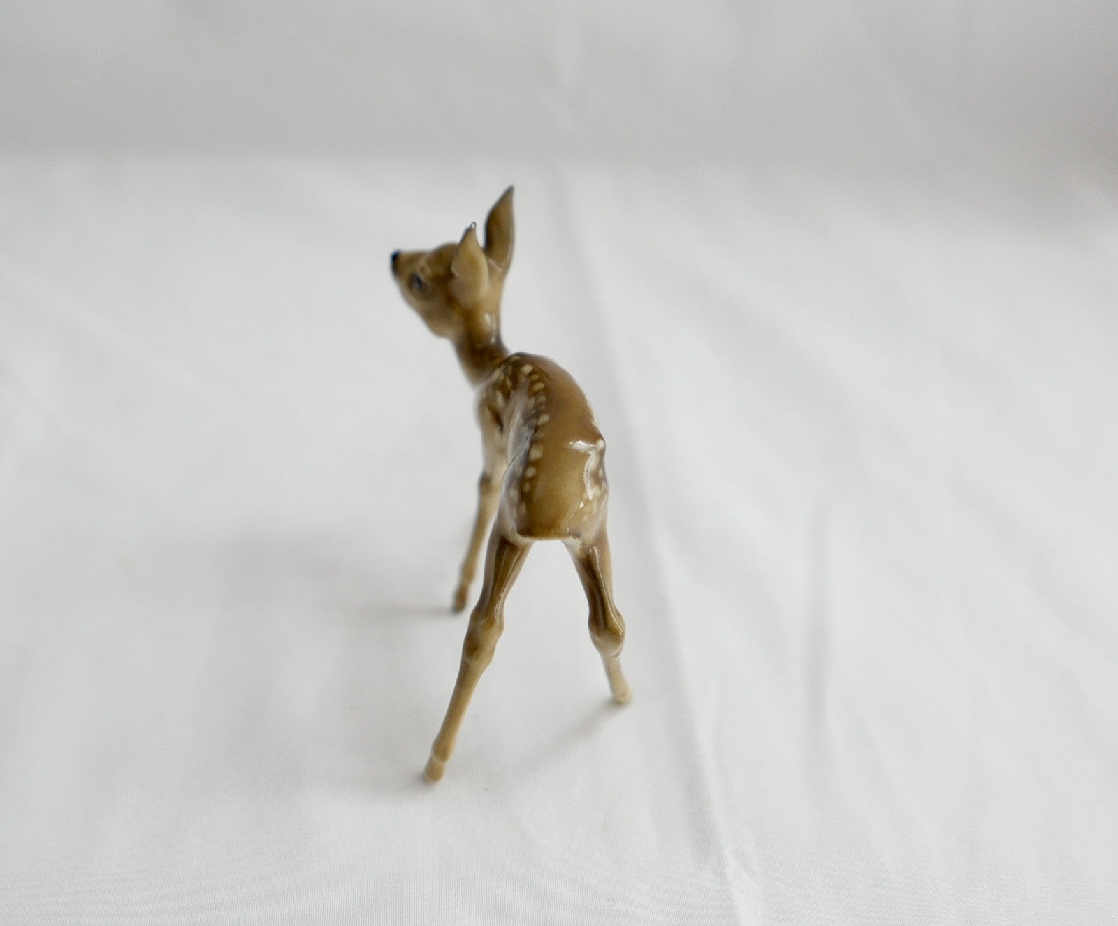 Hutschenreuther kleine Porzellanfigur Rehkitz in OVP Reh Kitz Bambi