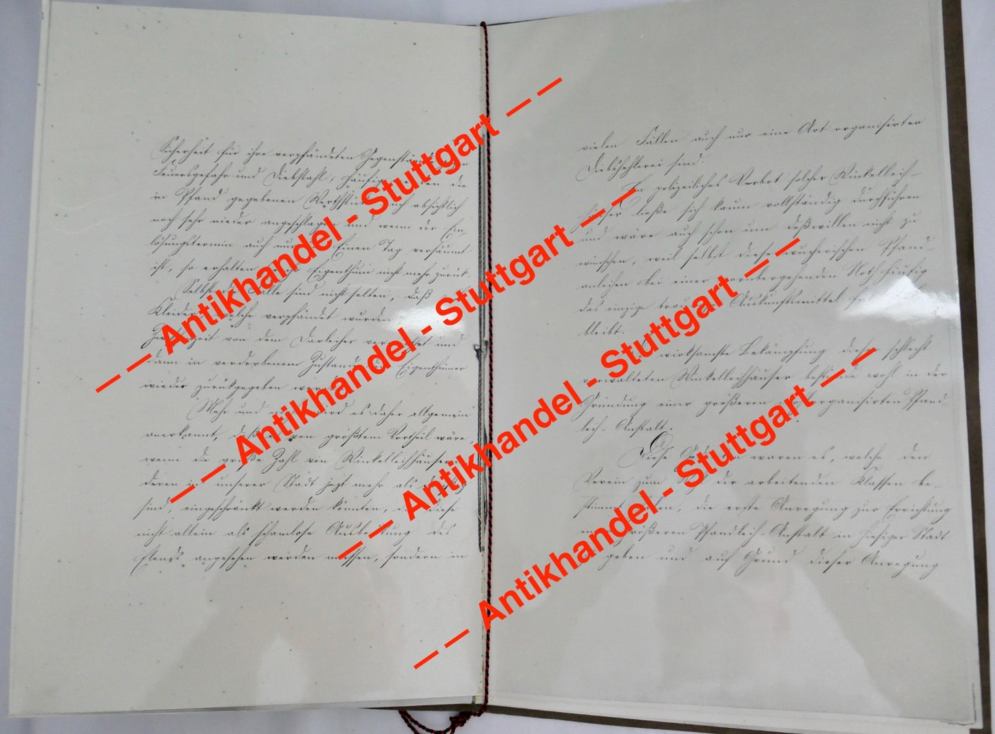 Historisches Dokument Amtsblatt 1868 Königliches Ministerium Innern Stuttgart