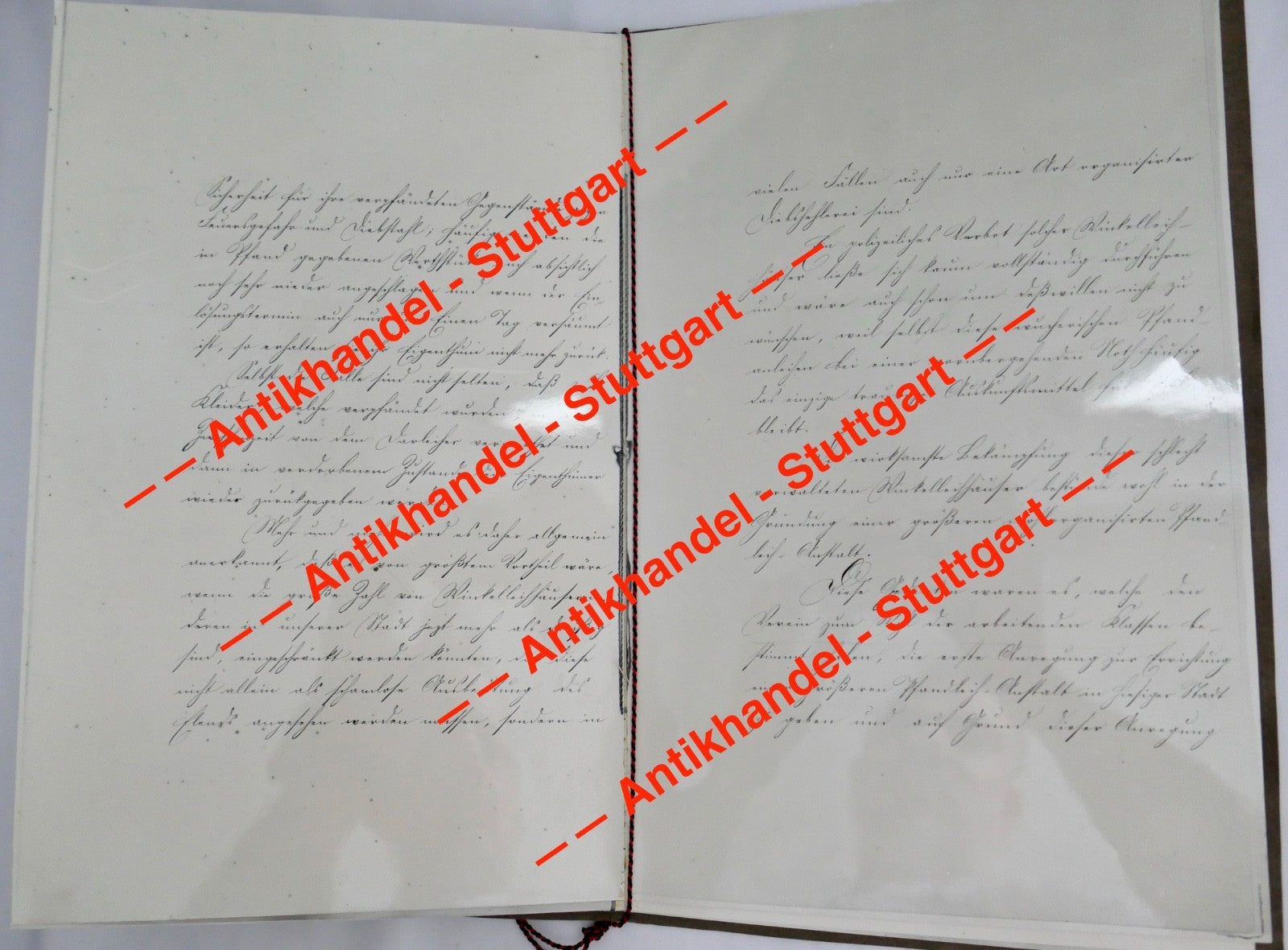 Historisches Dokument Amtsblatt 1868 Königliches Ministerium Innern Stuttgart