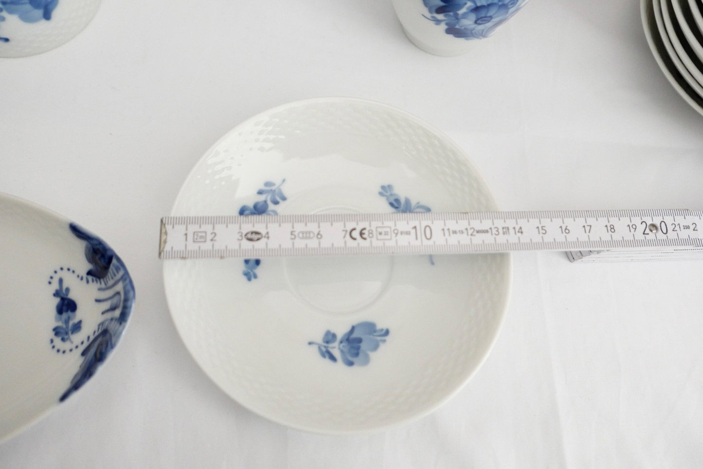 30 Tlg ROYAL COPENHAGEN " Blaue Blume " Kaffee Service Porzellan Teller Tassen