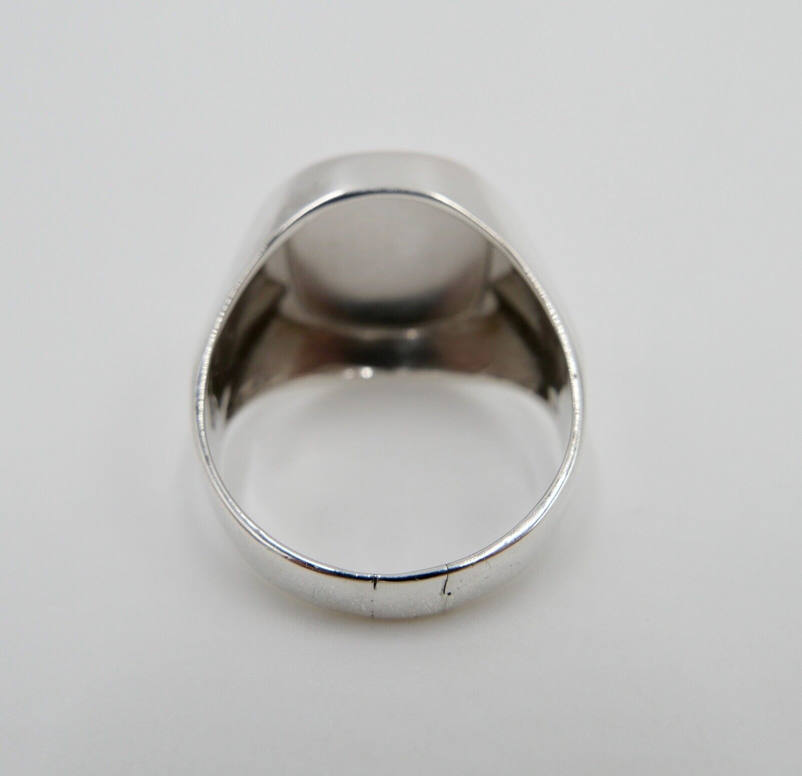 ART DECO Siegelring Monogramm EH Herrenring 835 Ring Silber Gr. 67 GGS