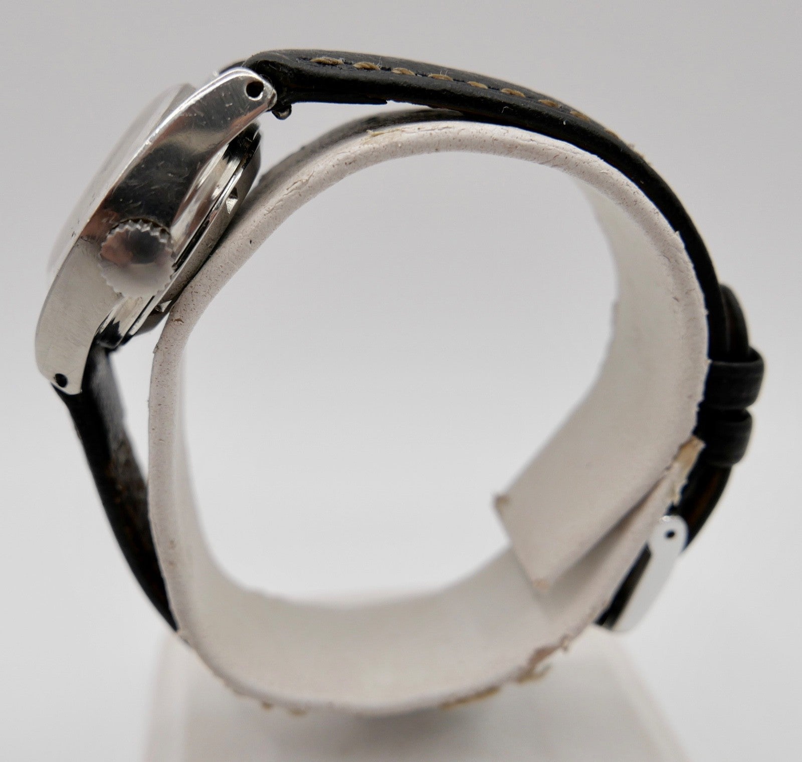 60er TISSOT SEASTAR PR 516 Damenuhr Automatik Cal. 743 Lederarmband 24 mm