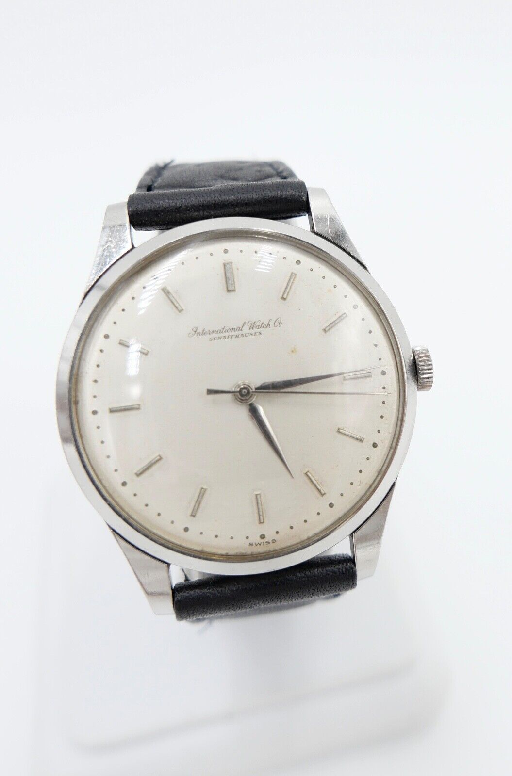 1959 IWC International Watch Co Herren Armbanduhr Cal. 89 Edelstahl Handaufzug