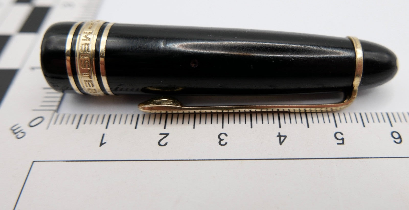 Ersatzteil Montblanc Meisterstück Kappe Schwarz für Füller Kugelschreiber