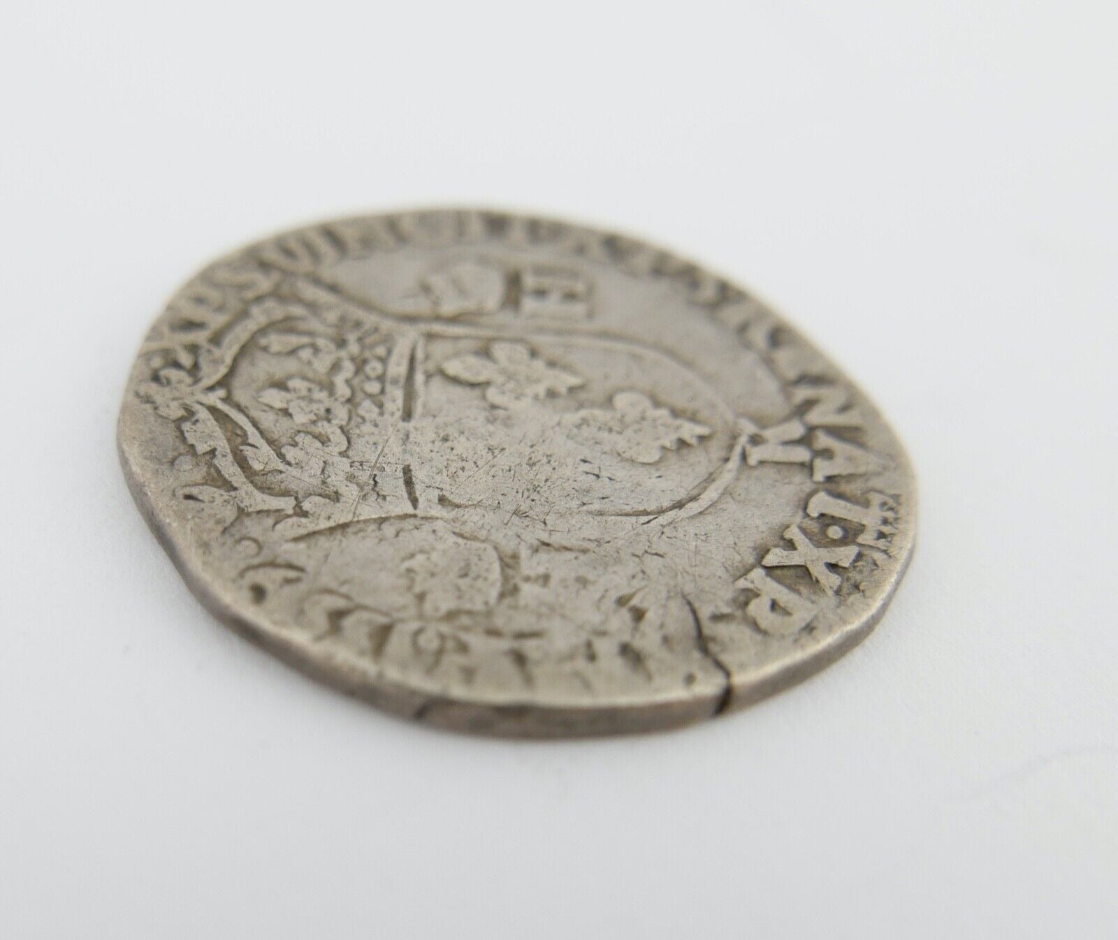 1558 K FRANZÖSISCHE KÖNIGLICHE MÜNZEN Henri II (1547-1559) 1/2 teston 2e type - Antikhandel-Stuttgart