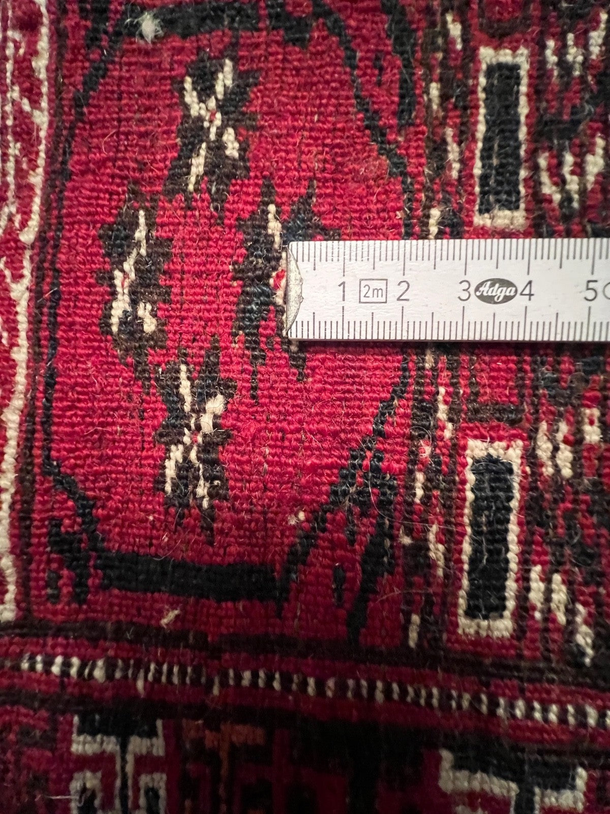 Afghan Bukhara Turkmen alter Orientteppich Perserteppich old carpet 150x106  cm
