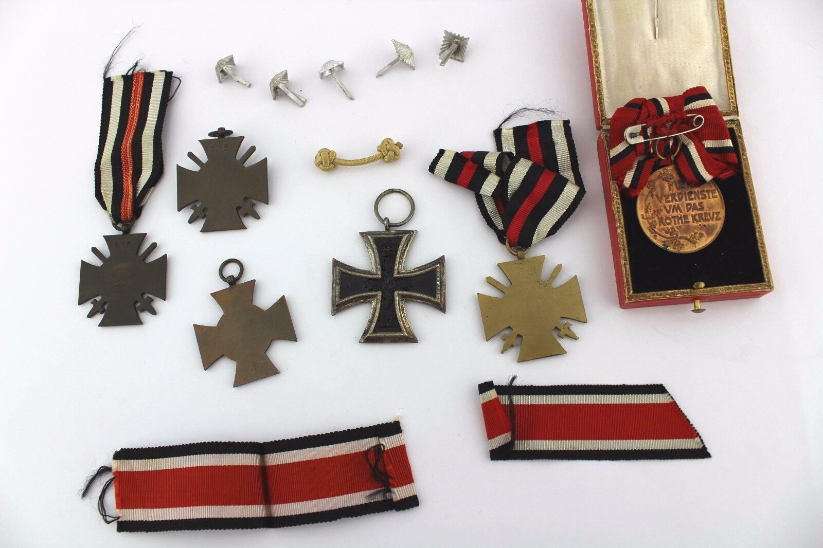 Konvolut Orden 1 2 WK WW Kreuz EK KO German BADGE MEDAL cross Frontkämpfer Rangs