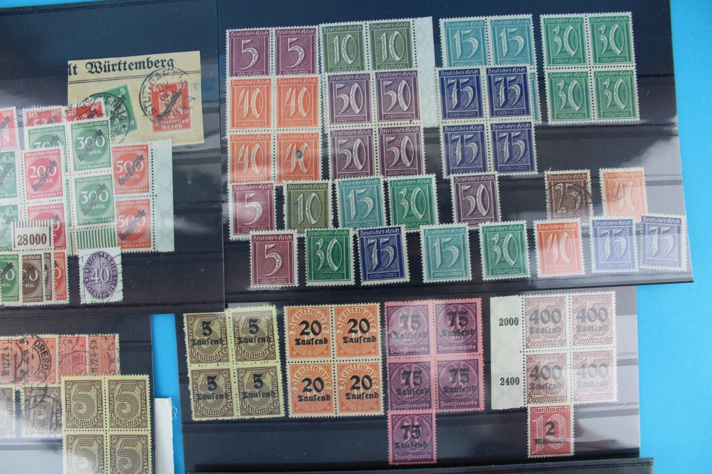 Dienstmarken Lot stamp Briefmarke Michel Mi lot Posten TOP Deutsches Reich 