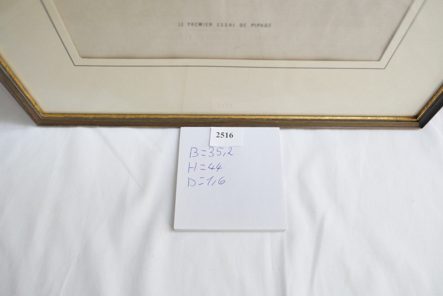 Honore Daumier Lithographie Le Premier Essai de Pipage (1844)