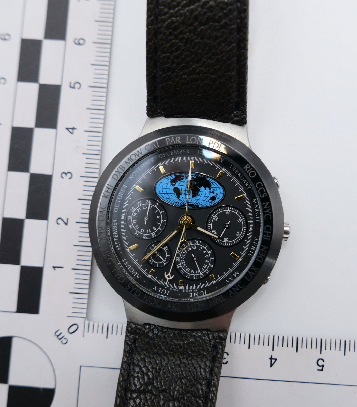 NOS NEU Citizen Noblia World Timer 6720-G70315 Y Weltzeit LADENAUFLÖSUNG FullSet