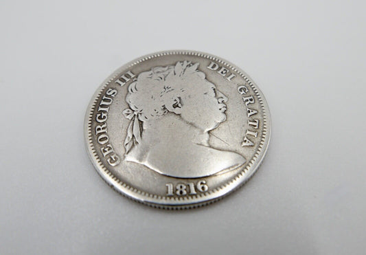 Großbritannien 1816 Half Crown Silbermünze Georgius III Dei Gratia 