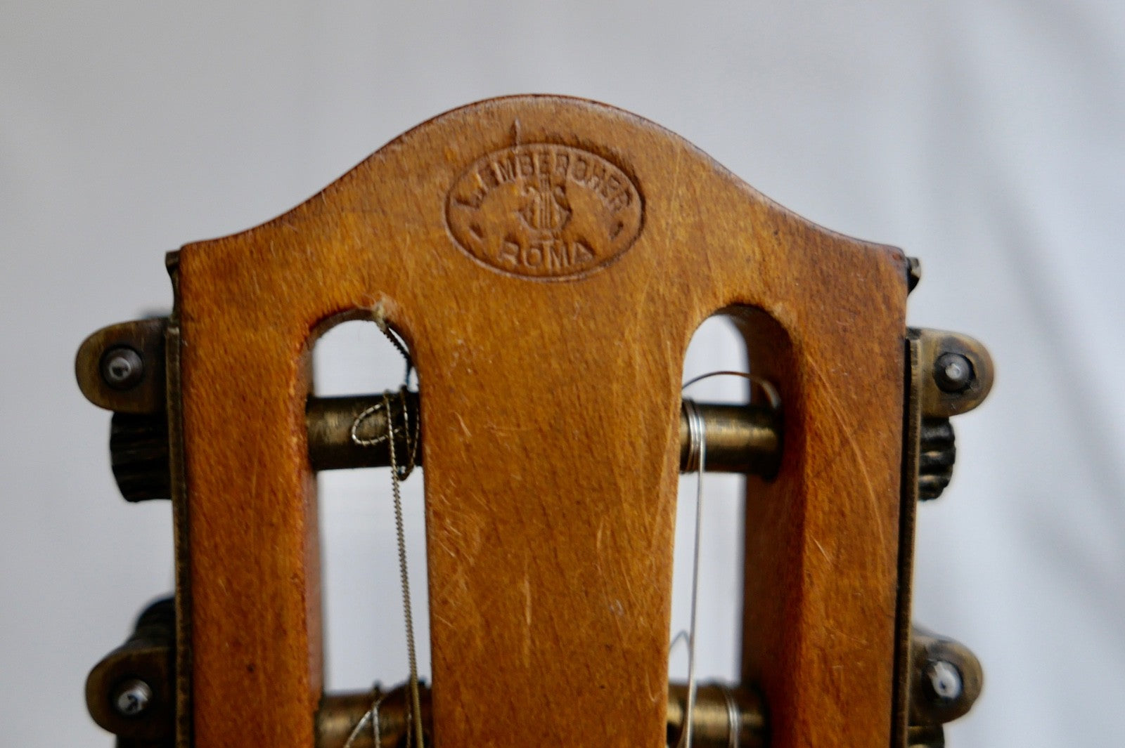 Mandoline Luigi Embergher 1933 Roma Italien