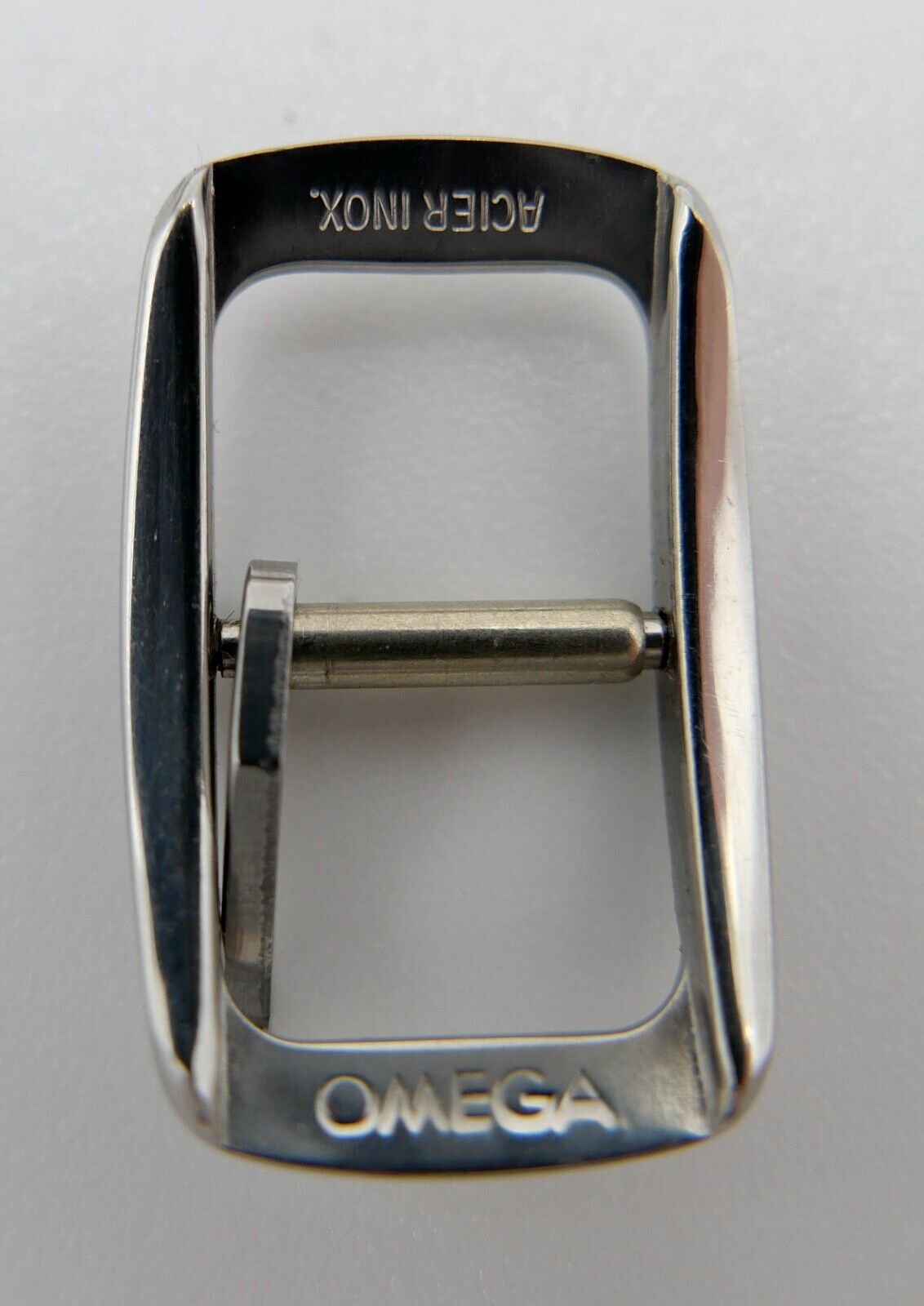 ORIGINAL alte OMEGA Dornschließe EDELSTAHL Armbanduhr 10mm CLASP BUCKLE