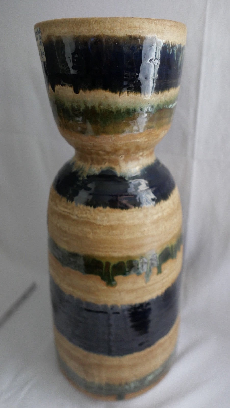 Karlsruher Majolika Vase G/154 Keramik Studiokeramik  Fridegart Glatzle Vintage