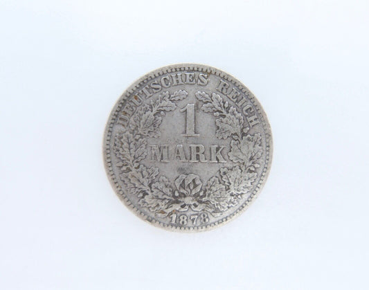 1 Mark Deutsches Reich 1878 F Jäger J.9 ss-vz sehr schön -  vorzüglich Silber