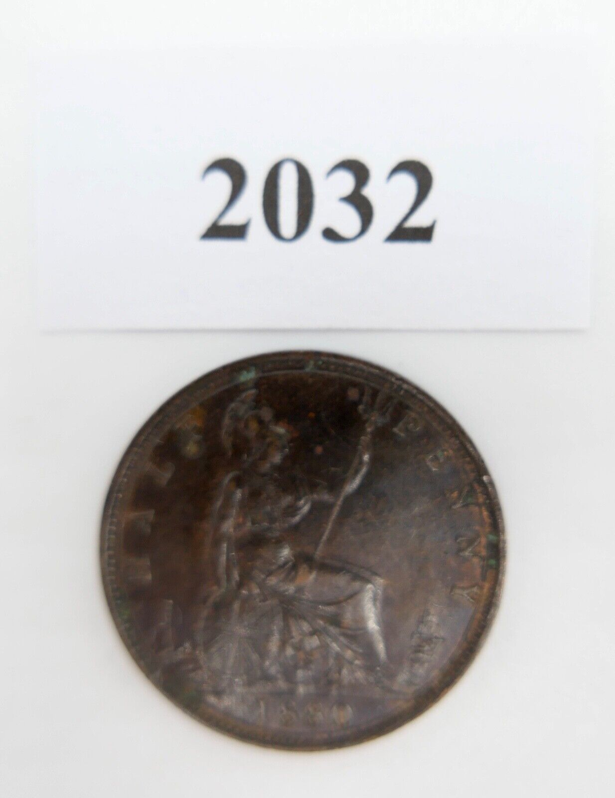 Münze 1880 Half Penny Victoria halfpenny ss-vz