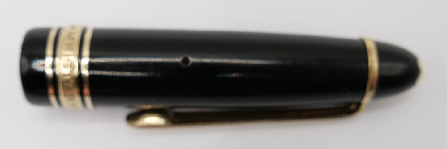 Ersatzteil Montblanc Meisterstück Kappe Schwarz für Füller Kugelschreiber