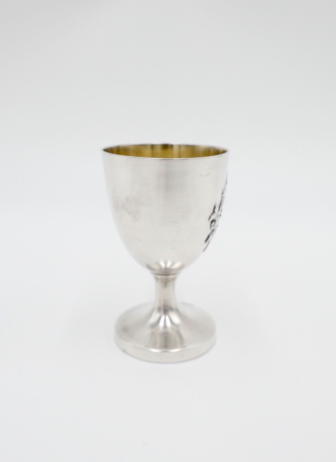 Martin Mayer 800 Silber Jugendstil um 1900 Becher Schnapsbecher Werner vergoldet