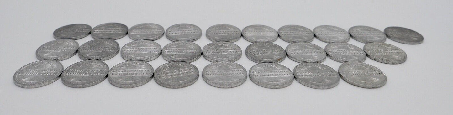 27x 50 Pfennig 1922 Jäger E / D Weimarer Republik  J.301 ss-vz