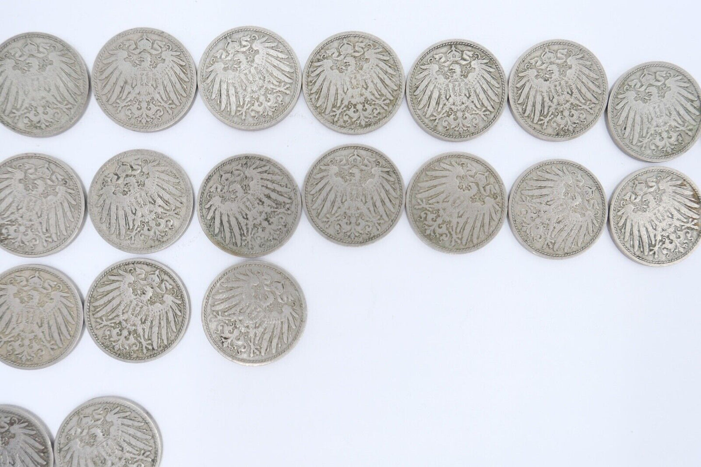 48x 10 Pfennig Kaiserreich 1890 - 1901 Jäger J. 13 ss-stg